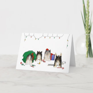 Nada empalma el navidad de un Yorkie