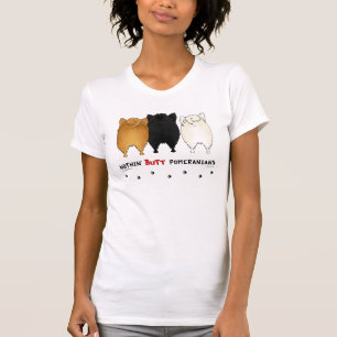 Nada empalma la camisa ligera de Pomeranians