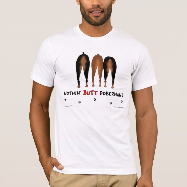 Nada empalma la camiseta de los Dobermans (Anverso)