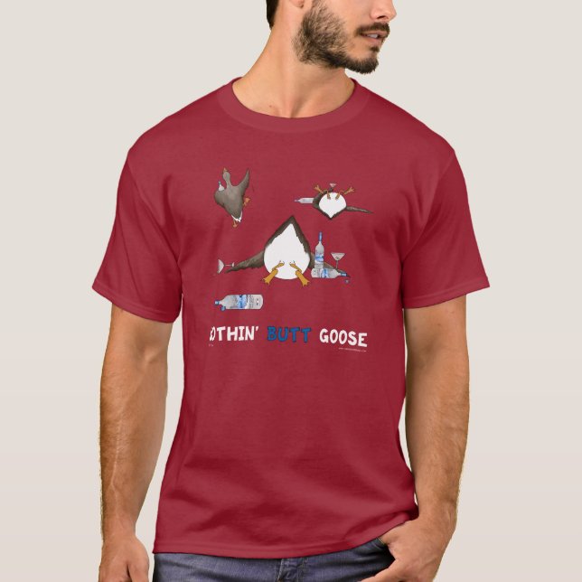 Nada empalma la camiseta del ganso (Anverso)
