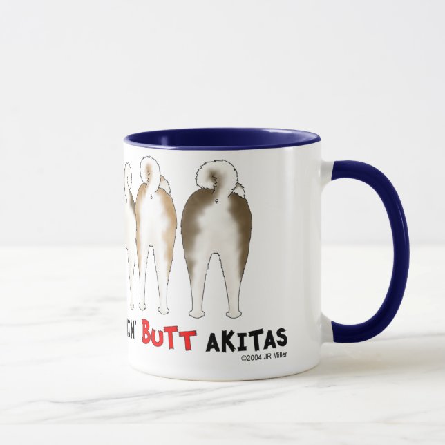 Nada empalma la taza de Akitas (Derecha)