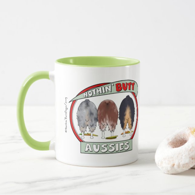 Nada empalma la taza de los australianos (Con donut)