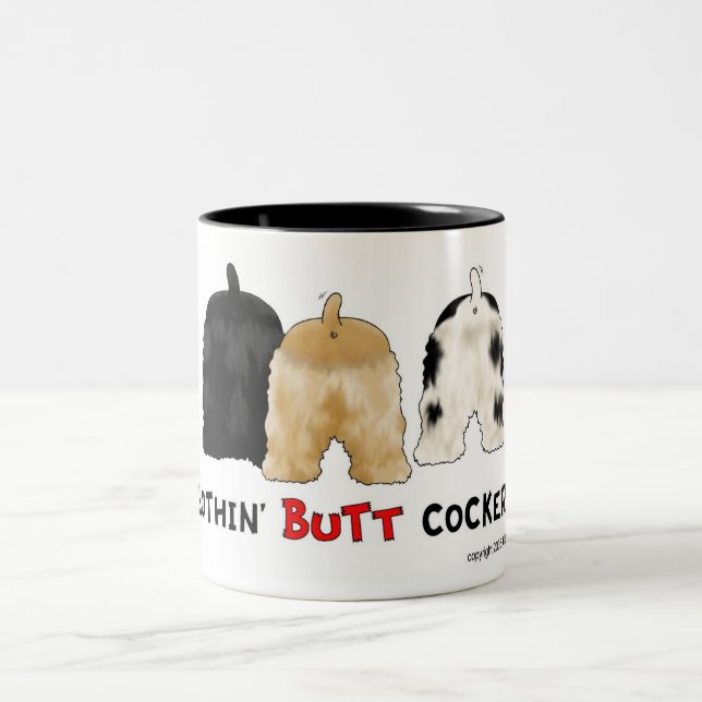 Nada empalma la taza de los cocker (Centro)