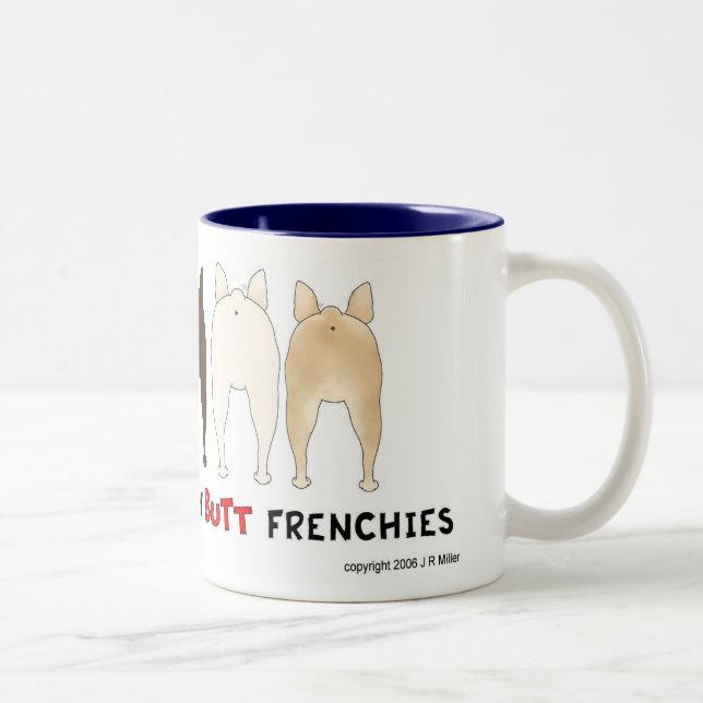 Nada empalma la taza de los Frenchies (Derecha)
