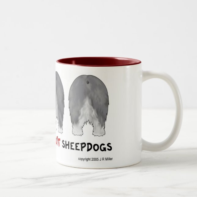 Nada empalma la taza de los perros pastor (Derecha)