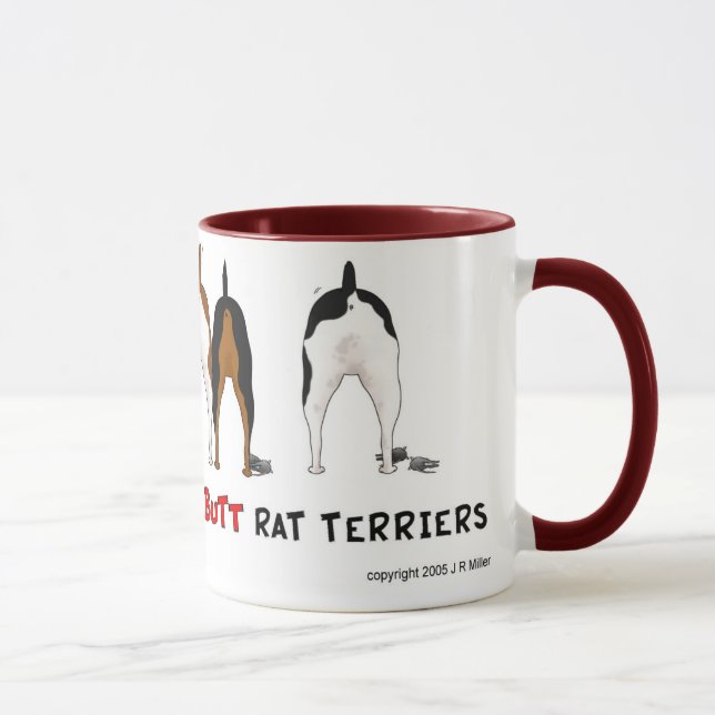 Nada empalma la taza de Terrier de rata (Derecha)