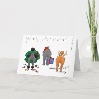 Nada empalma navidad de un caniche