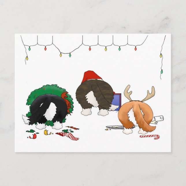 Nada empalma navidad de un Corgi (Anverso)