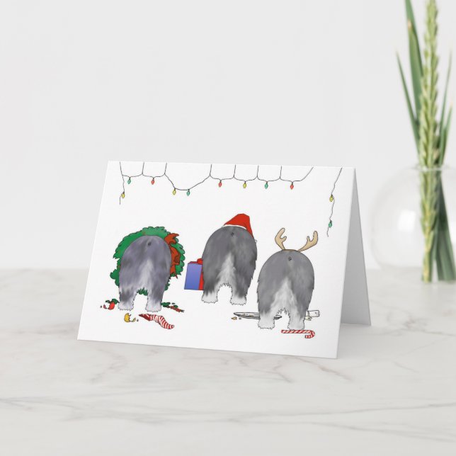 Nada empalma navidad de un perro pastor (Anverso)