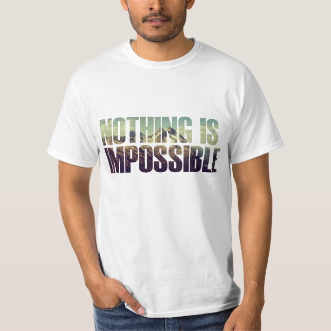 Nada es imposible camiseta (Anverso)