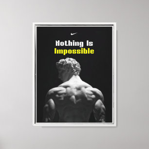 "Nada Es Imposible Un Lienzo Motivacional"