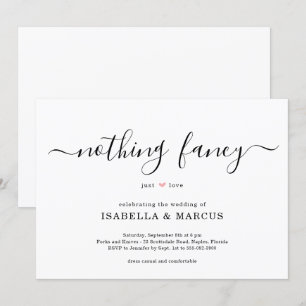 Nada Fancy Ama La Invitación A La Boda