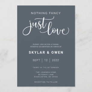 Nada Fancy Ama La Invitación A La Boda