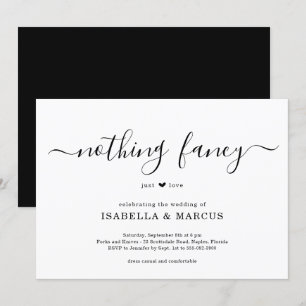 Nada Fancy Ama La Invitación A La Boda