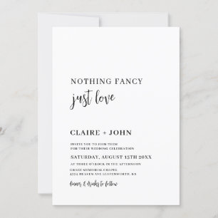 Nada Fancy Ama La Invitación A La Boda