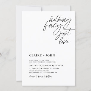 Nada Fancy Ama La Invitación A La Boda