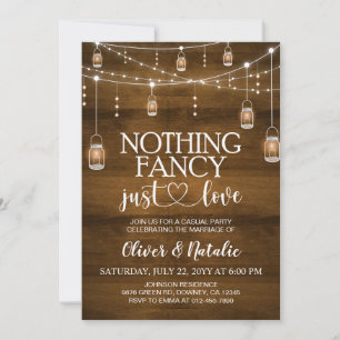 Nada Fancy Ama Simplemente Invitar A La Boda De El