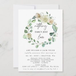 Nada Fancy Sólo Ama La Invitación Boda