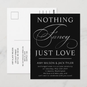 Nada Fancy Sólo Ama La Invitación Boda