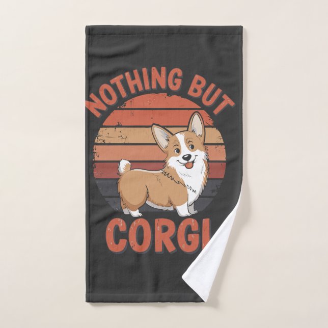 Nada Más Corgi (Toalla de mano)