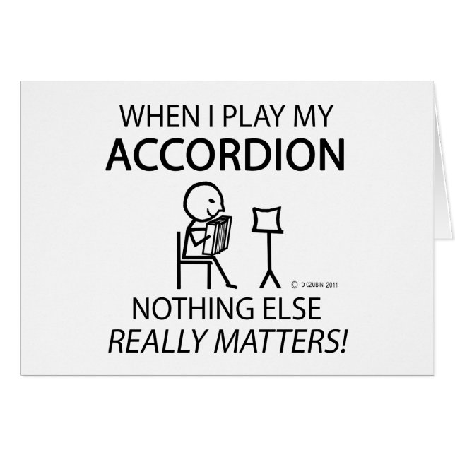 Nada más importa el acordeón (Anverso (Horizontal))