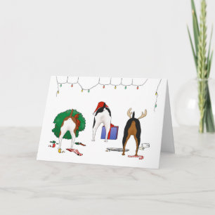 Nada Más Que Un Navidad De Rat Terrier