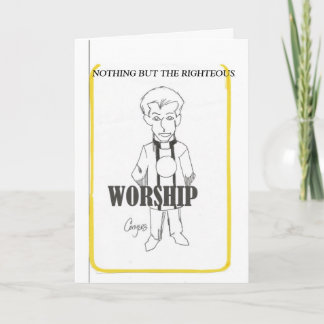 Nada más que una tarjeta de felicitación justa