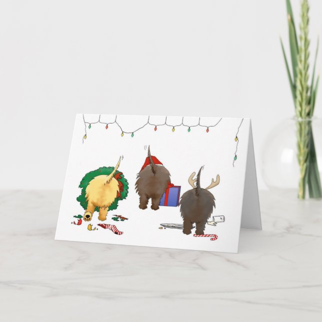 Nada Más Que Una Tarjeta De Navidades De Cairn (Anverso)