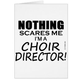 Nada me asusta director de coro