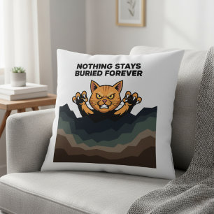 "NADA PERMANECE ENTERRADO PARA SIEMPRE" Almohada a