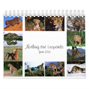 Nada pero leopardos - calendario 2012