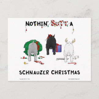 Nada, Pero Un Navidad De Schnauzer