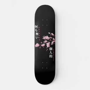 Nada personal - Skateboard con flores de cerezo
