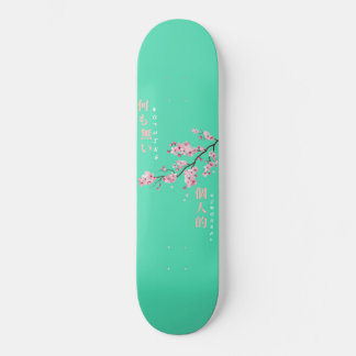 Nada personal - Skateboard con flores de cerezo
