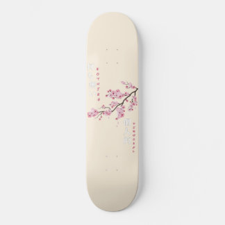 Nada personal - Skateboard con flores de cerezo