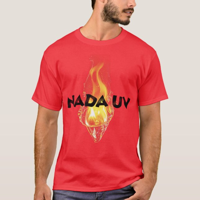 Nada UV Camiseta helada de llama (Anverso)