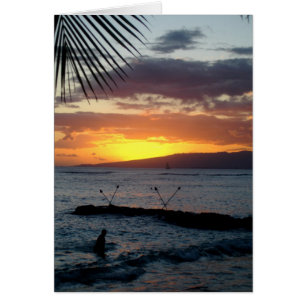 Nadada de la puesta del sol