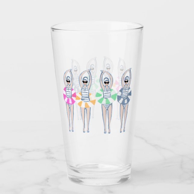 Nadadores Artísticos Vintage Natación Natación Vas (Anverso)