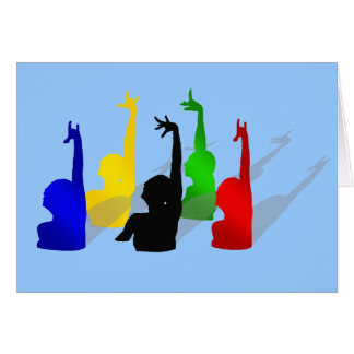 Nadadores sincronizados natación sincronizados