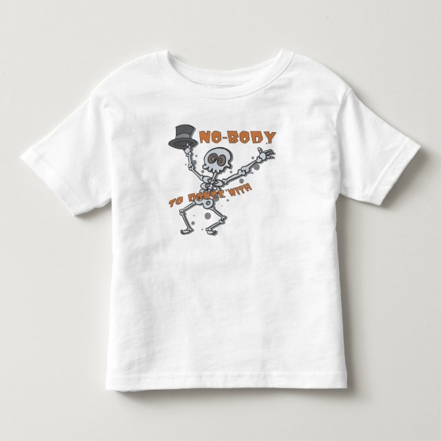 "NADIE" camisa del niño de Halloween de los niños (Anverso)