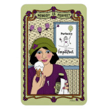 Nadie es el imán de refrigerador Perfect_A_4x6