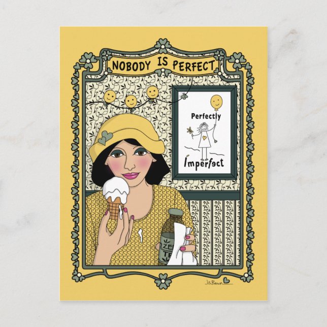 Nadie es Perfecto_C_ Tarjeta Postal (Anverso)
