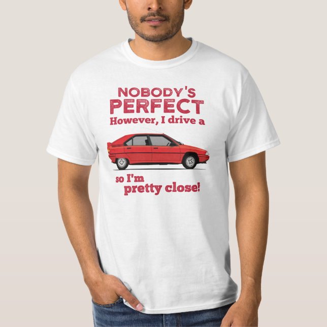Nadie es perfecto con una camiseta BX (Anverso)