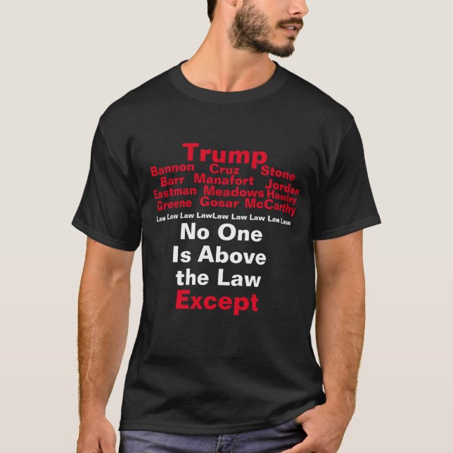 Nadie está por encima de la camiseta de la ley (Anverso)