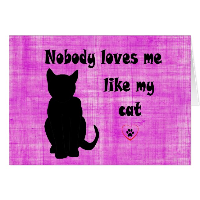 Nadie Me Ama Como Mi Gato (Anverso (Horizontal))