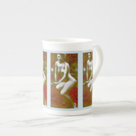 "Nadie usted sabe" la taza fina de la porcelana