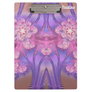 NADINE ~ PASTEL 3D! Rosa, Malva PORTAPAPELES BRILL