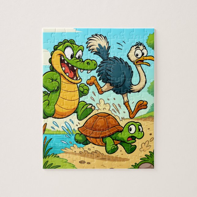 Nae Nae & Lulu Adventures Book Page Puzzle (Vertical)