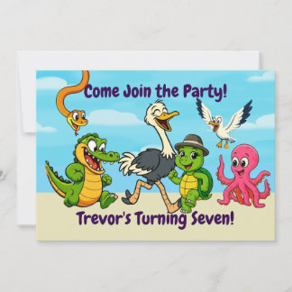 Nae Nae y Lulu Adventure Party Invitación