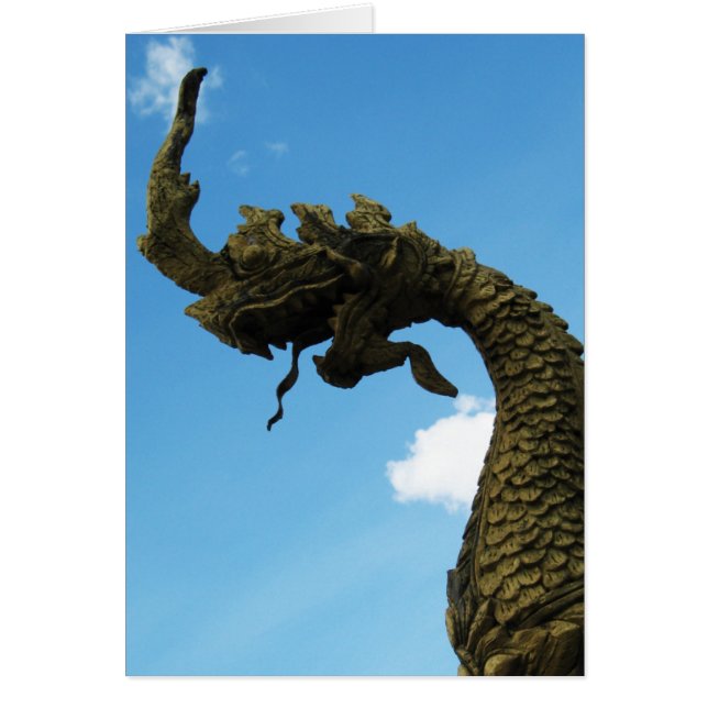 Naga... Pha That Luang Stupa, Laos Card (Frente)